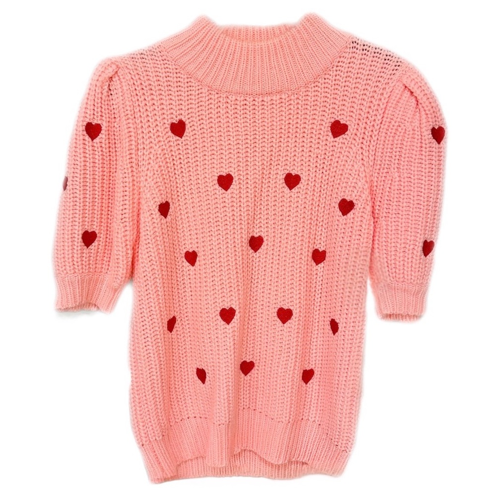 ENGLISH FACTORY Pink and Red Heart Sweater
Small ❤️ VALENTINES DAY